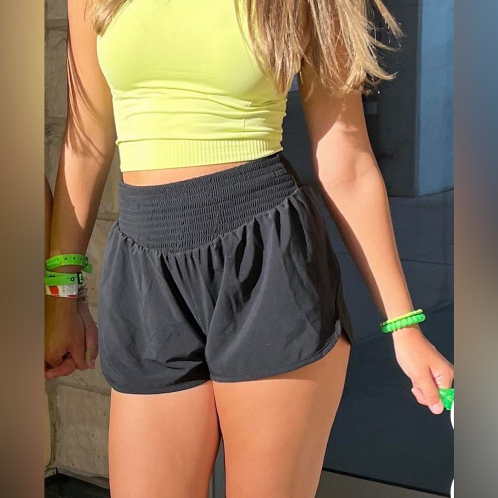 OFFLINE black aerie shorts